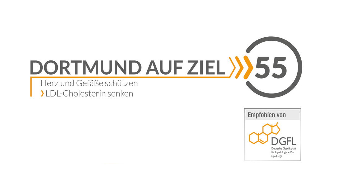 Logo Text Dortmund auf Ziel